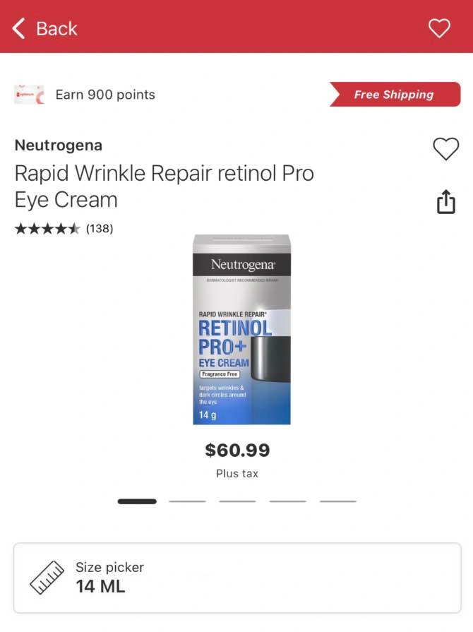 Neutrogena Retinol Eye Cream - photo 2