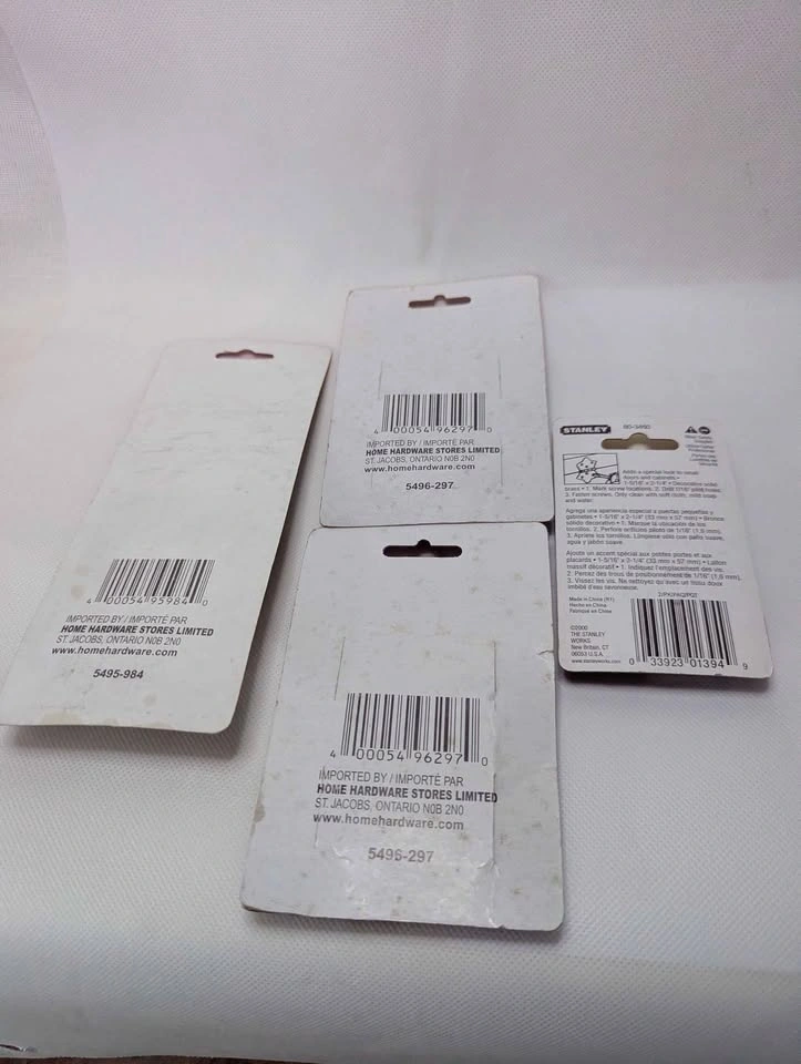 Stanley and Home Hardware Brass Hasp, Bolts, and Hinges - photo 2