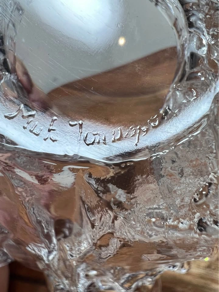 Vintage Mats Jonasson Isak Crystal Ice Bowl - Måleras Sweden - photo 4