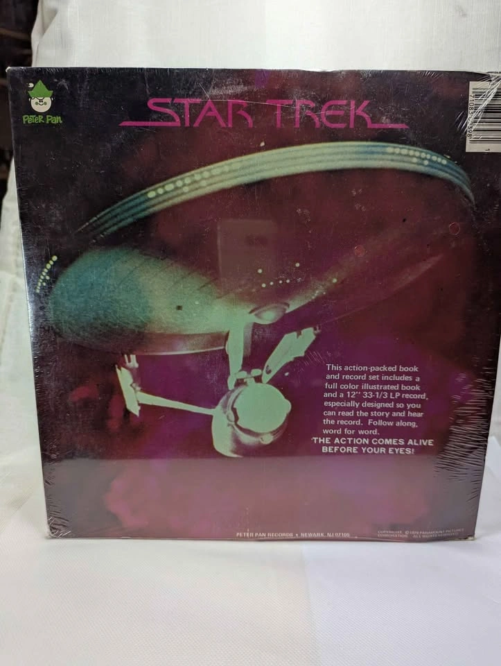 Star Trek Book & Record Set by Peter Pan Records Sealed - photo 2