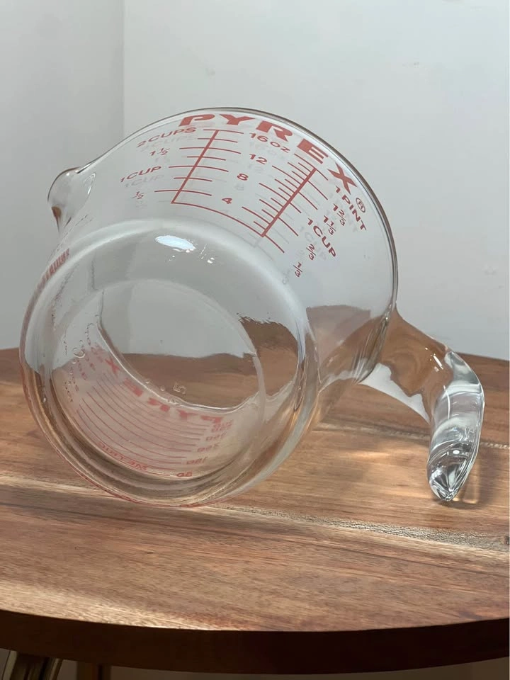 Vintage Pyrex 2-Cup (500 mL) Glass Measuring Cup 516 - photo 4
