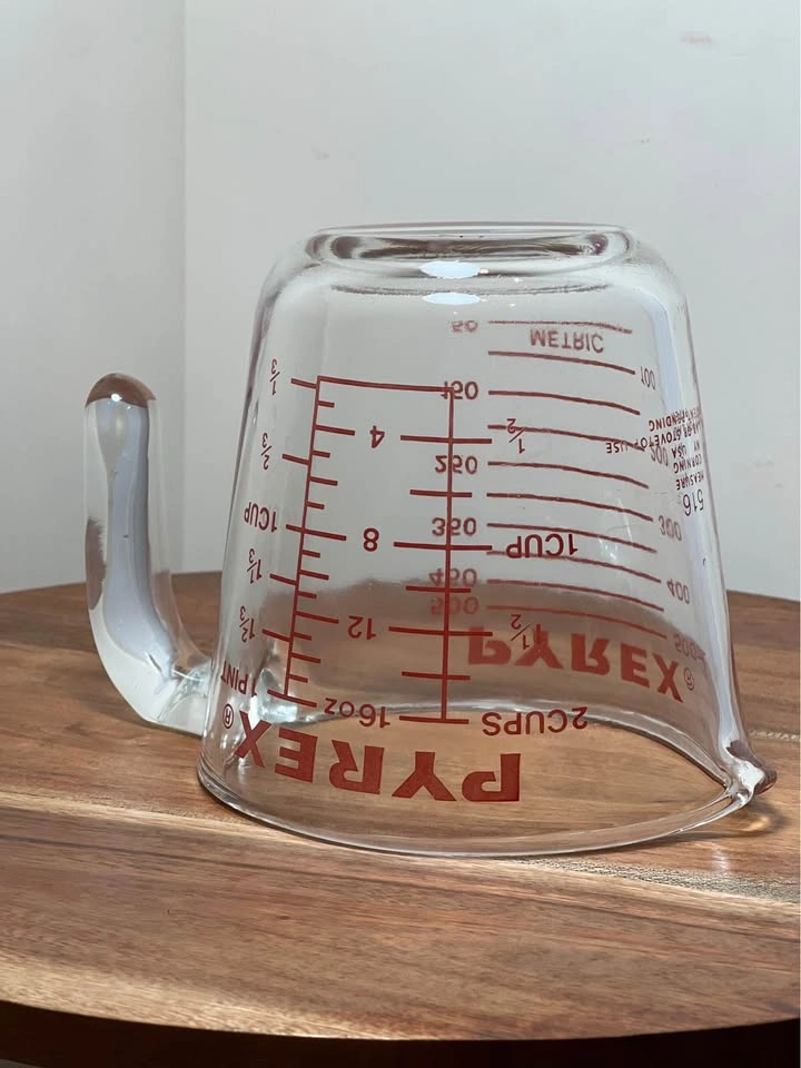 Vintage Pyrex 2-Cup (500 mL) Glass Measuring Cup 516 - photo 5