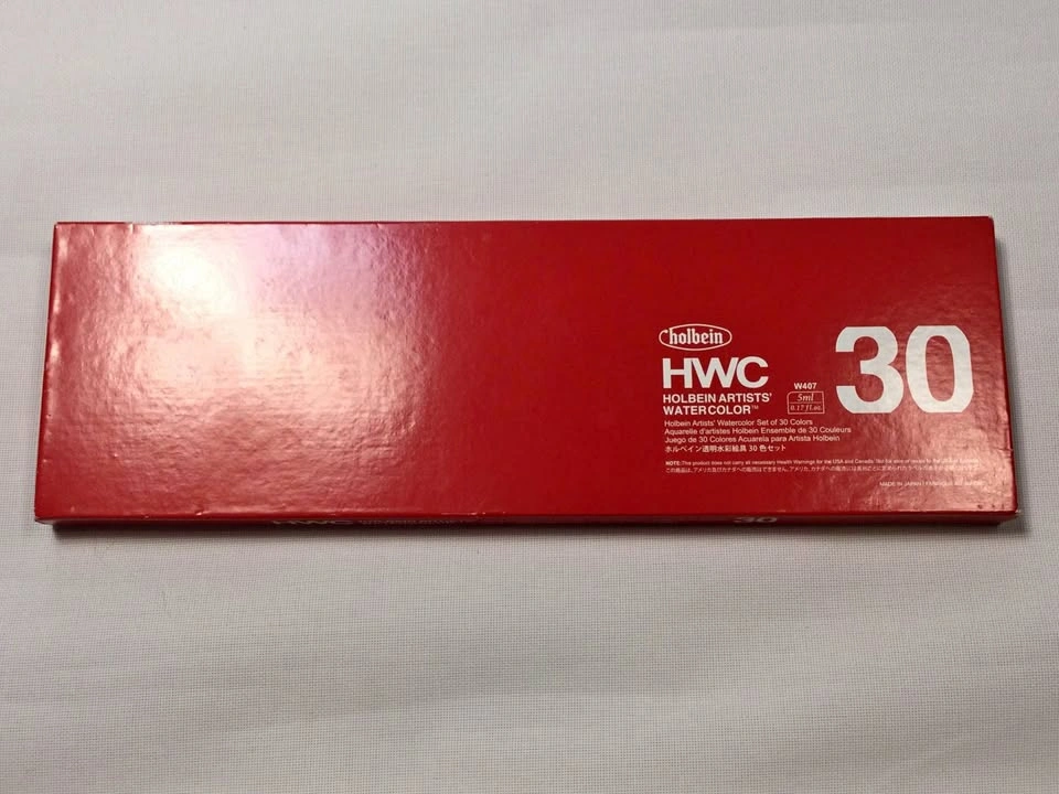 Holbein artist watercolor 30 set of 5 ml tubes ( 1 tube missing