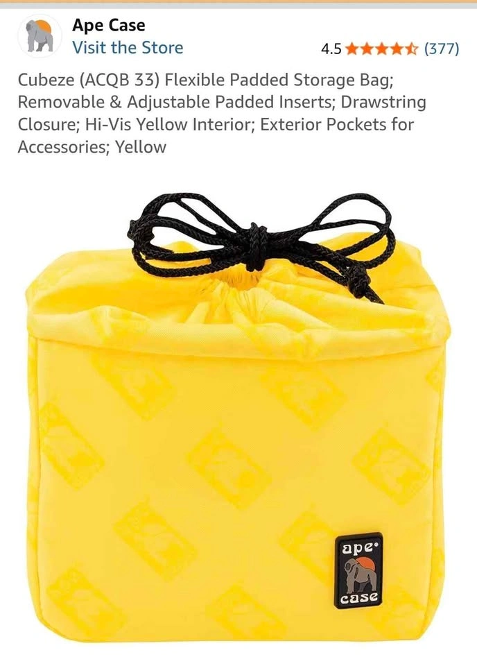 Ape Case Cubeze ACQB 33 Padded Storage Bag - photo 2