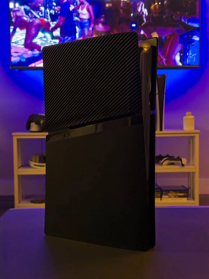 PS5 SLIM DISC EDITION | 1 TB | ALL BLACK - photo 2