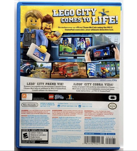 LEGO City Undercover (Nintendo Wii U, 2013) Tested and Working C - photo 2