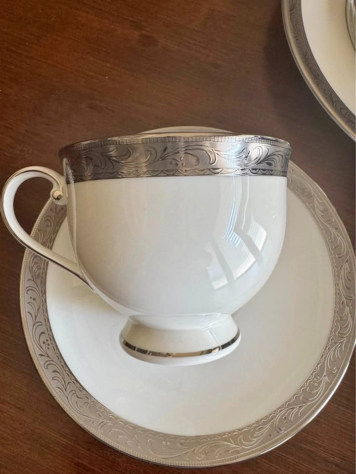 Mikasa Crown Jewel platinum china set