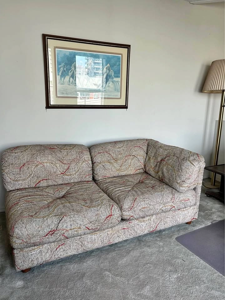 Cool vintage sectional sofa