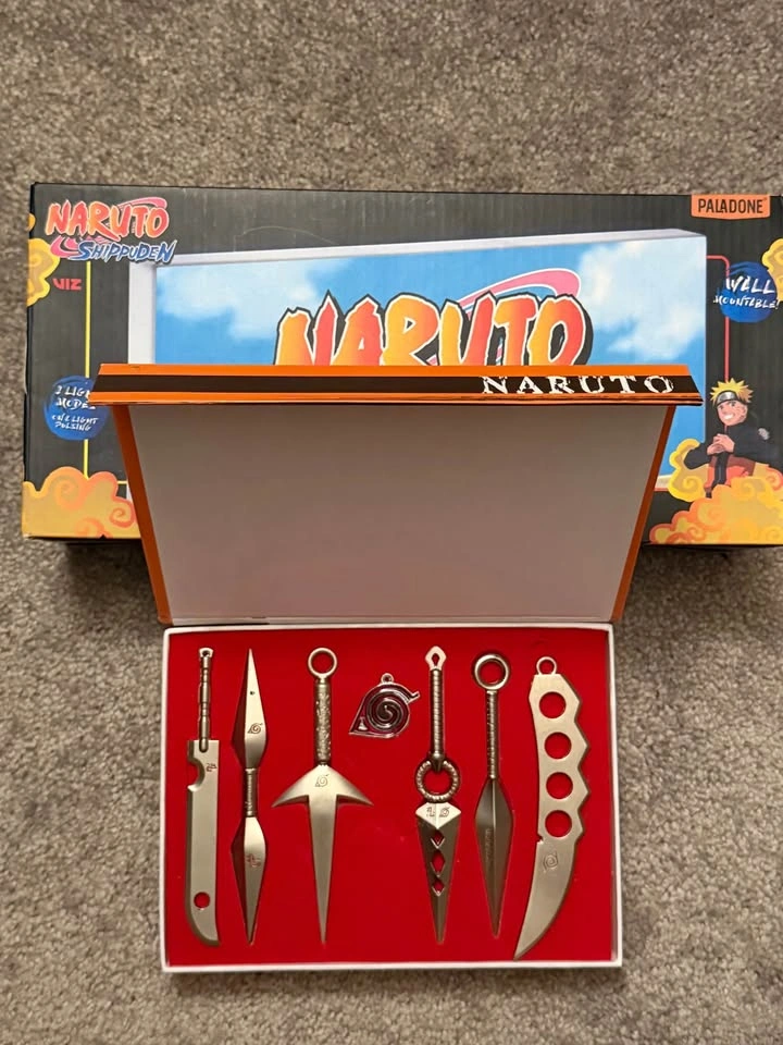 Naruto lamp and replica knives - photo 2
