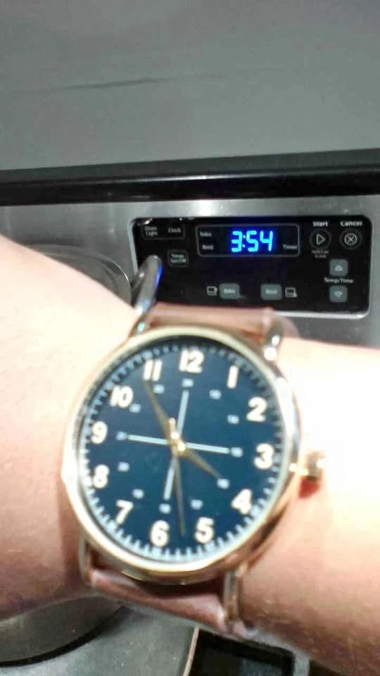 All brown classic watch