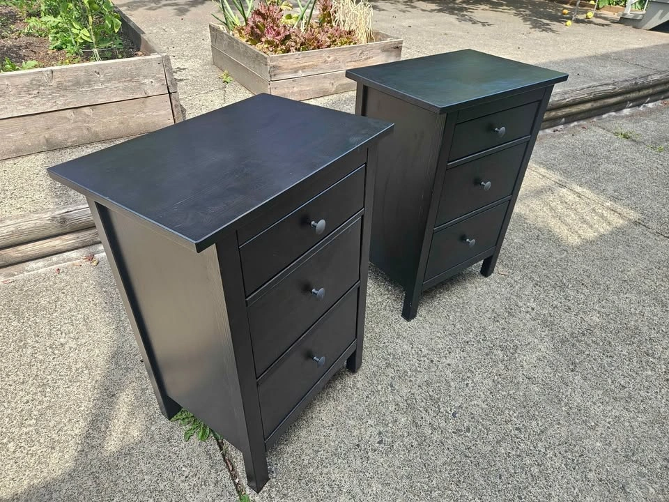 2x Hemnes 3 Drawers Nightstand - photo 3