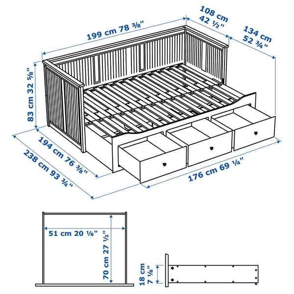 IKEA HEMNES Daybed - photo 5