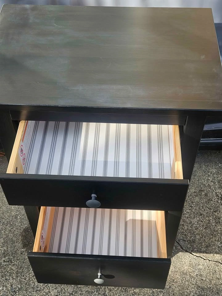 Hemnes 3 drawers nightstand - photo 4