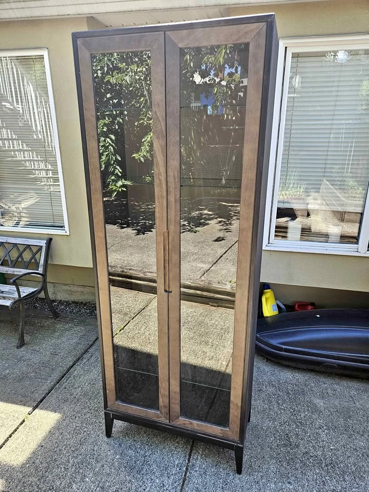 Ikea Regissor cabinet w/ glass doors 30.75in wide