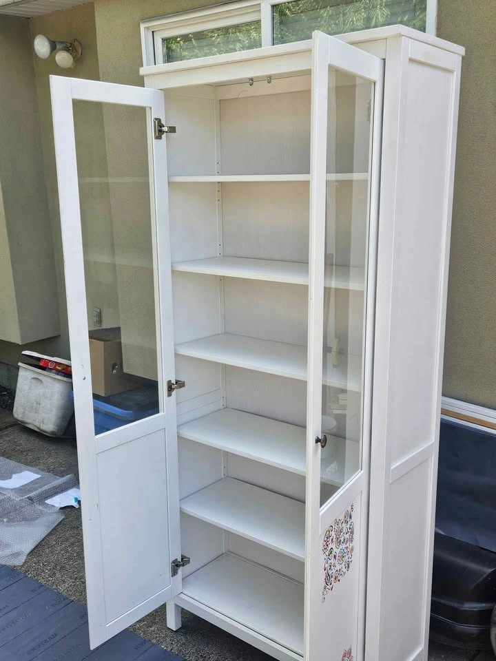 Ikea HEMNES cabinet w/doors with custom art - photo 3