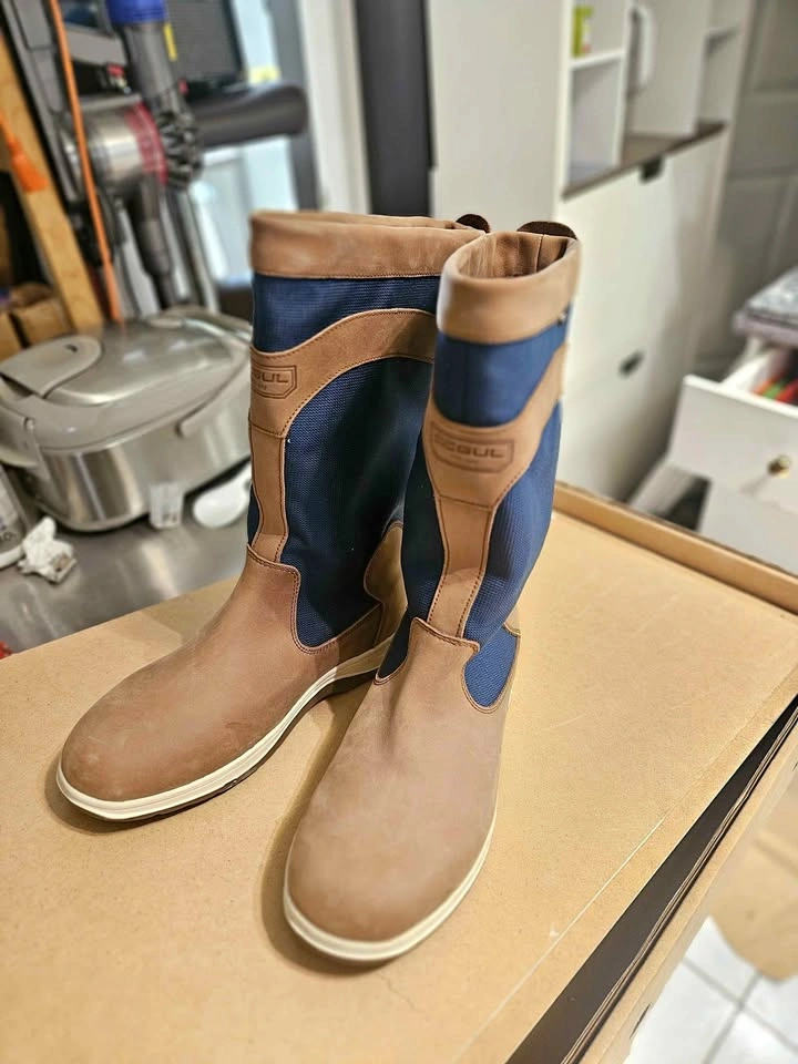 Size 10 GUL Fastnet Cordura Leather Deck Boot