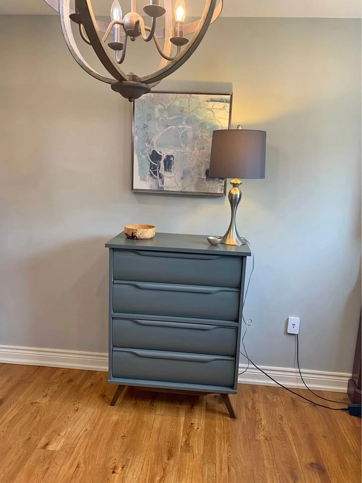 Mid Century Modern Tall Boy Dresser