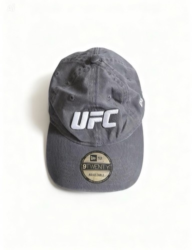 New Era UFC 9TWENTY Adjustable Strapback Baseball Cap Hat Gray M - photo 2