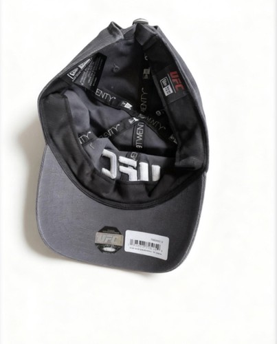 New Era UFC 9TWENTY Adjustable Strapback Baseball Cap Hat Gray M - photo 4