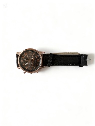 Men's Chronograph Analog Wristwatch 12-Hour Dial Rose Gold Case - photo 2