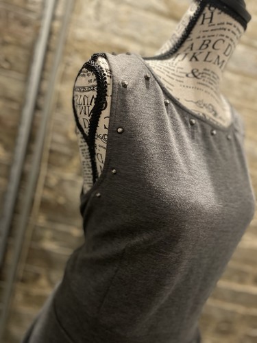 Flirty Shirt w/Demure Domme Flair & Waist Ruffle & Hardware - photo 5