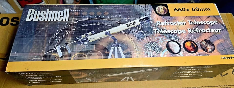 Bushnell 660x 60mm Refractor Telescope