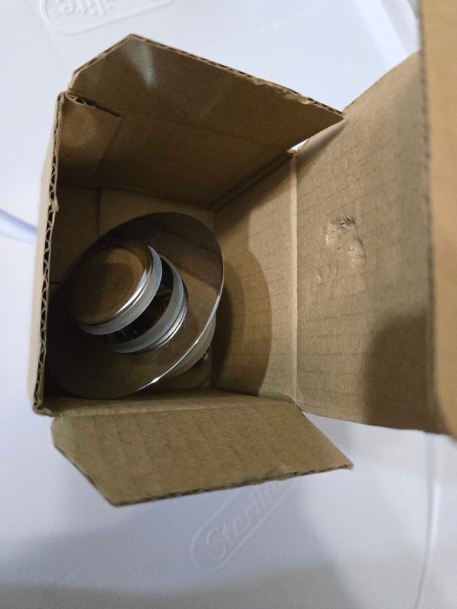 Chrome Bathroom Sink Drain Stopper Brand New - photo 3