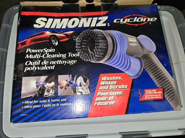 Brand New Simoniz Cyclone PowerSpin Multi-Cleaning Tool