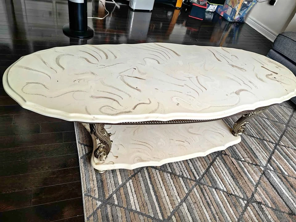 Marble coffee table