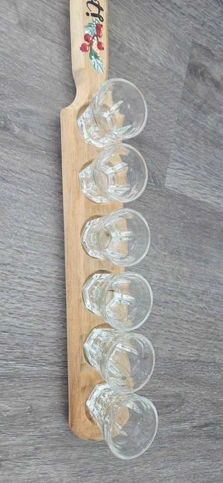 Prost! shot glass holder with 6 shot glasses - photo 2