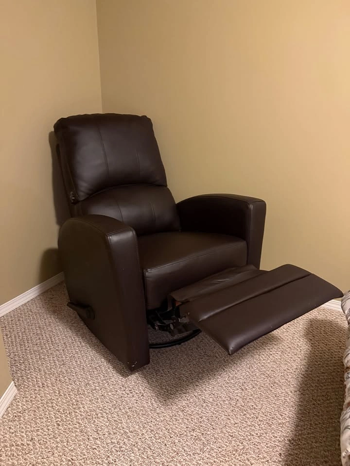 Dark Brown Recliner/Rocker - photo 2