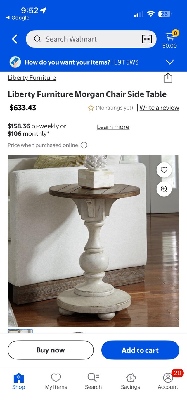 Liberty Morgan Side Table - photo 4