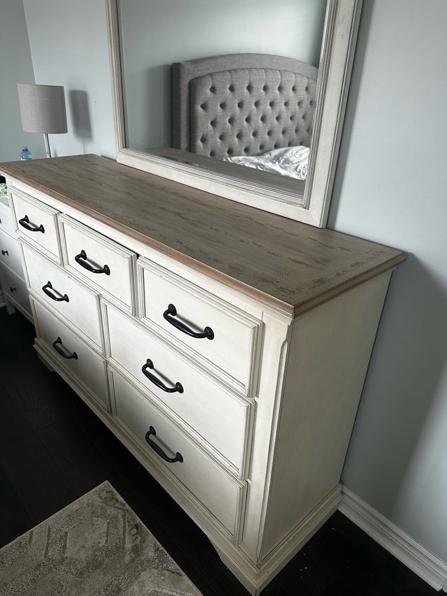 Teganville Dresser and Mirror - photo 2