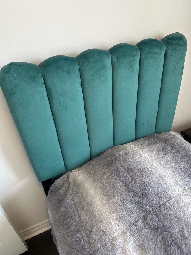 Teal Twin Headboard - photo 2