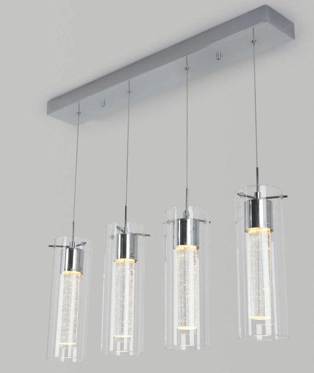 Artika 4-Light LED Pendant LED Light (Chrome) - Barely Used! - photo 3
