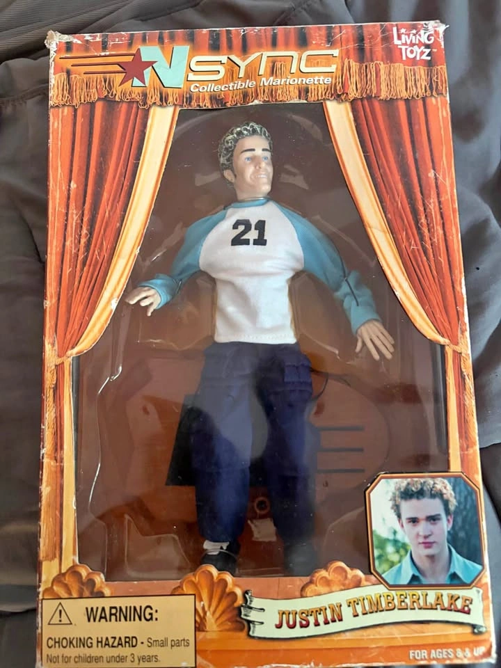 Justin Timberlake Marionette Doll 2000