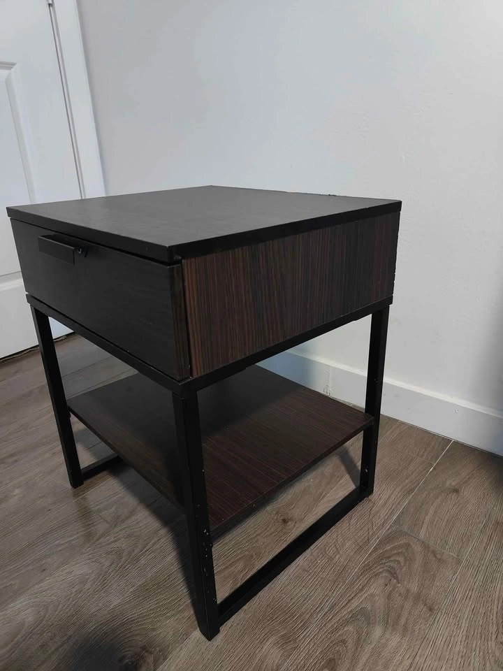 IKEA Nightstand with Drawer and Shelf - photo 3