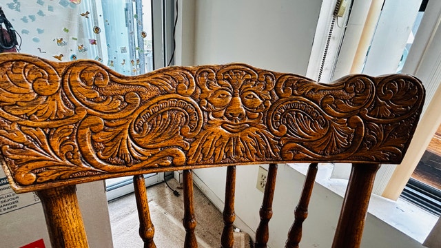 Real Wood Dining Room Table with Chairs - photo 4