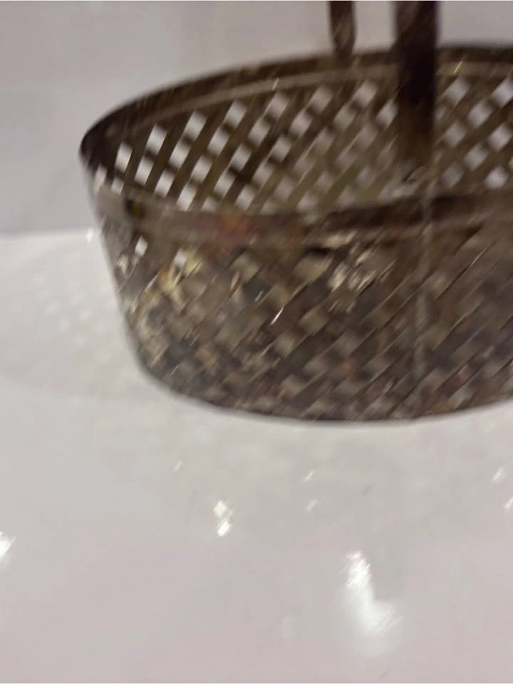 Vintage International Silver Company Silver Plated Basket - photo 4