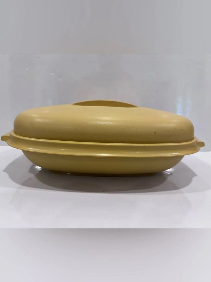Vintage Tupperware vegetable steamer set complete harvest gold C