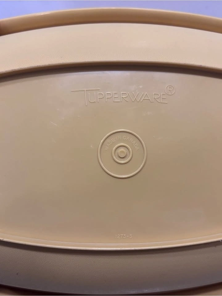 Vintage Tupperware vegetable steamer set complete harvest gold C - photo 5