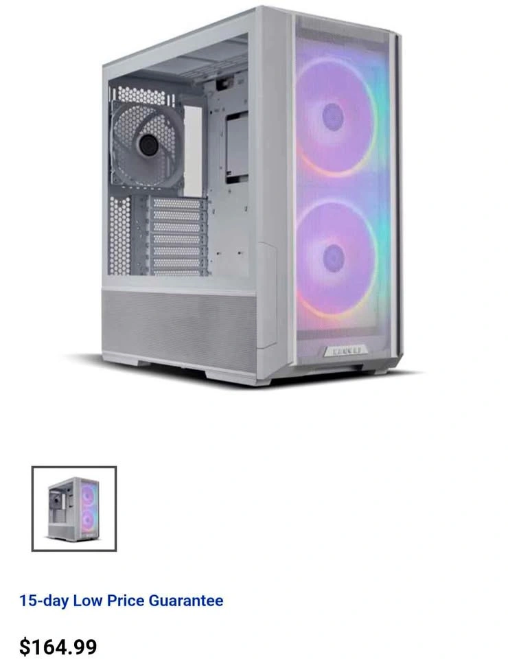 Lian Li LANCOOL 216 (White) | Open Box