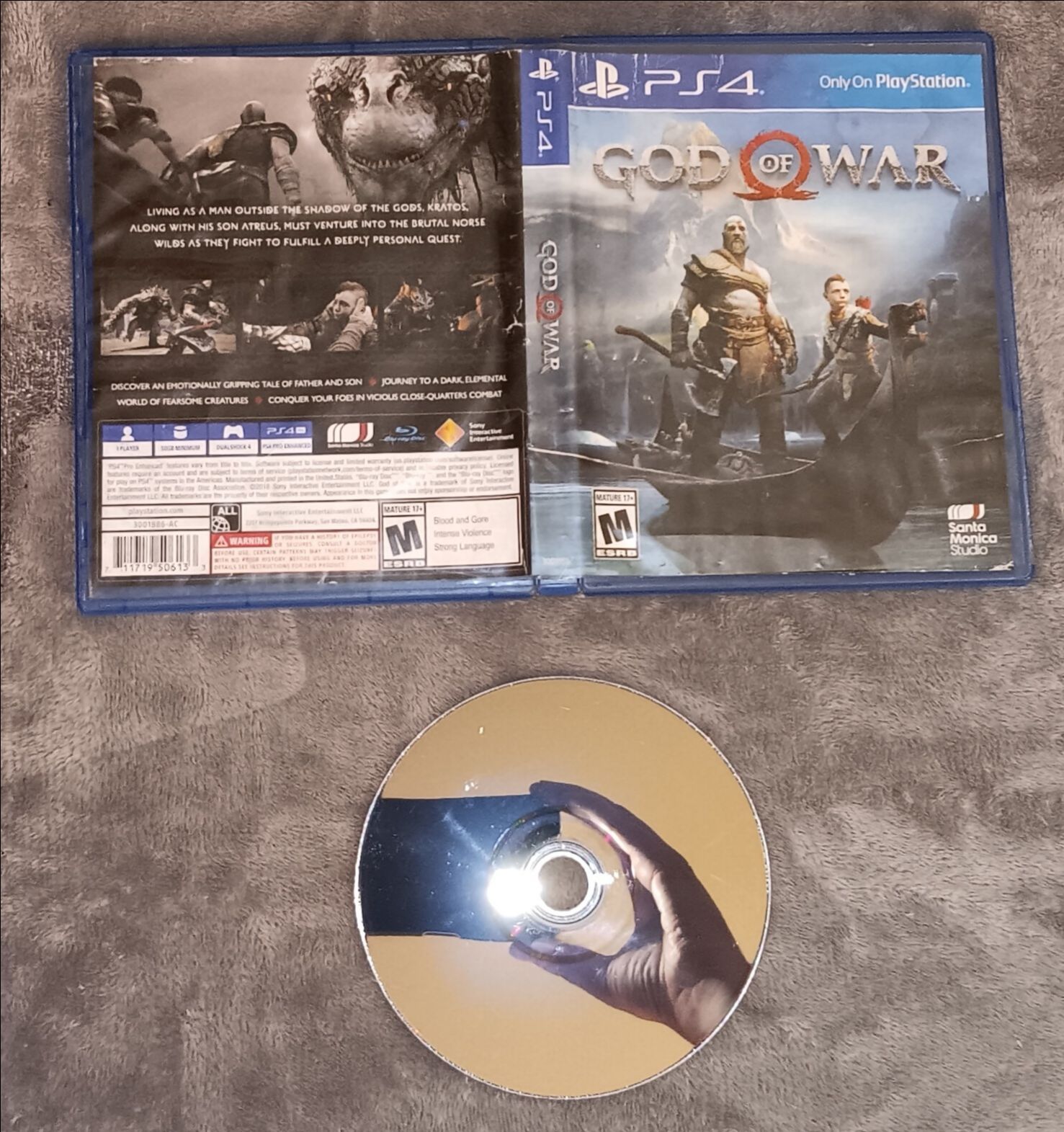 God of War 2018 - PS4 - GREAT DISC - Game of the Year - photo 4