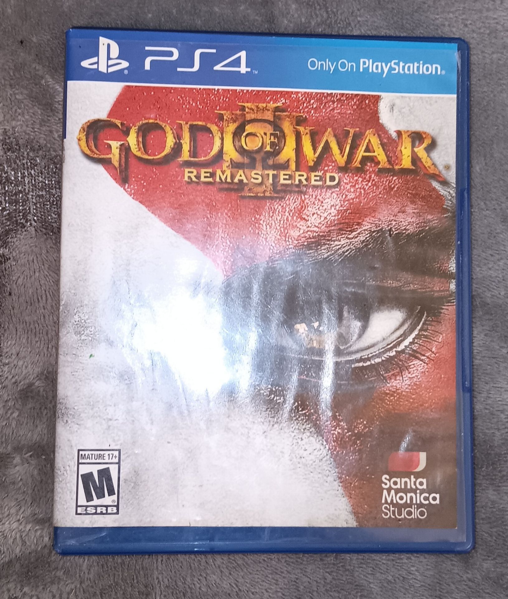 God of War III Remastered PS4 - FLAWLESS Disc - Mint