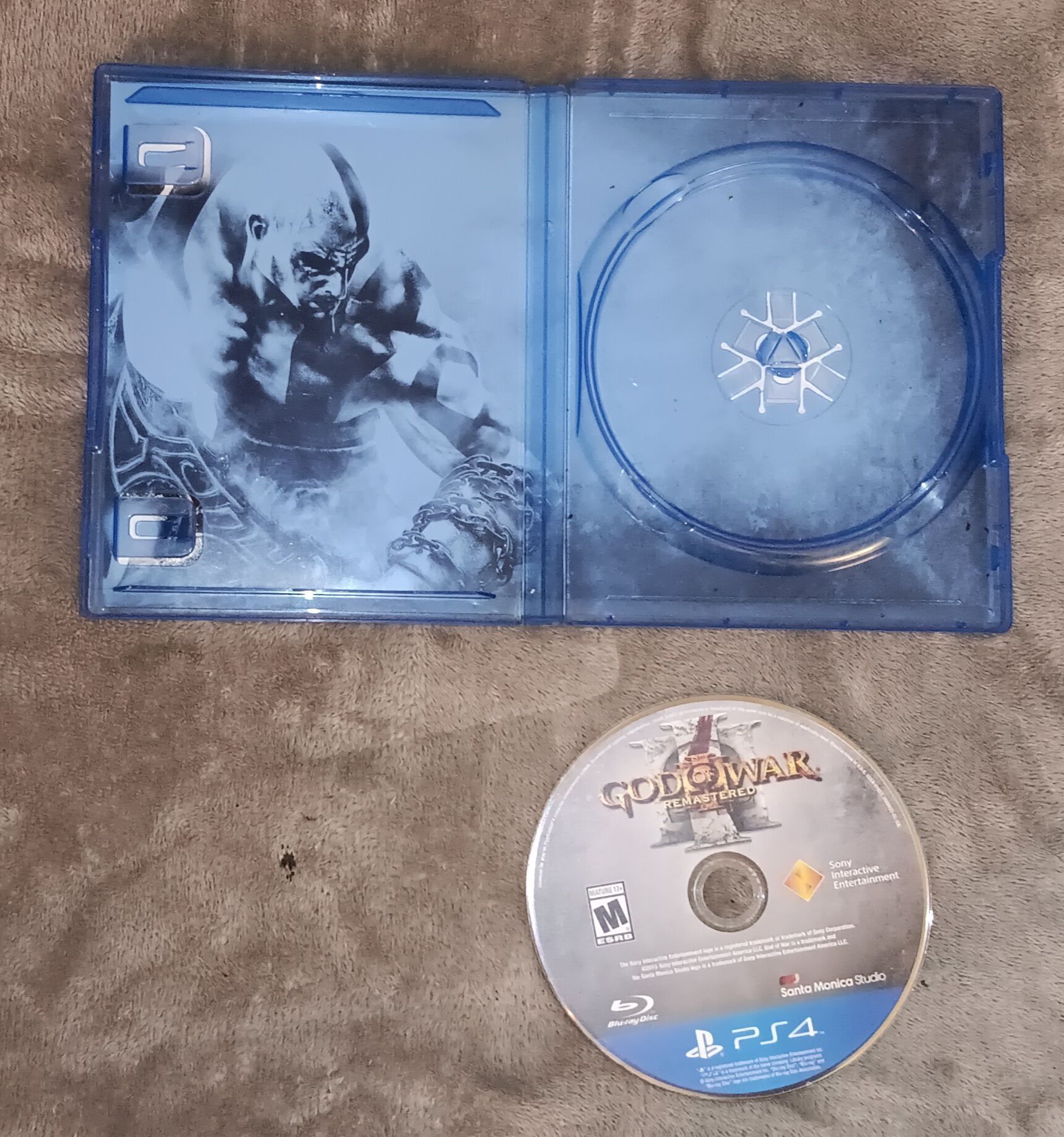 God of War III Remastered PS4 - FLAWLESS Disc - Mint - photo 4