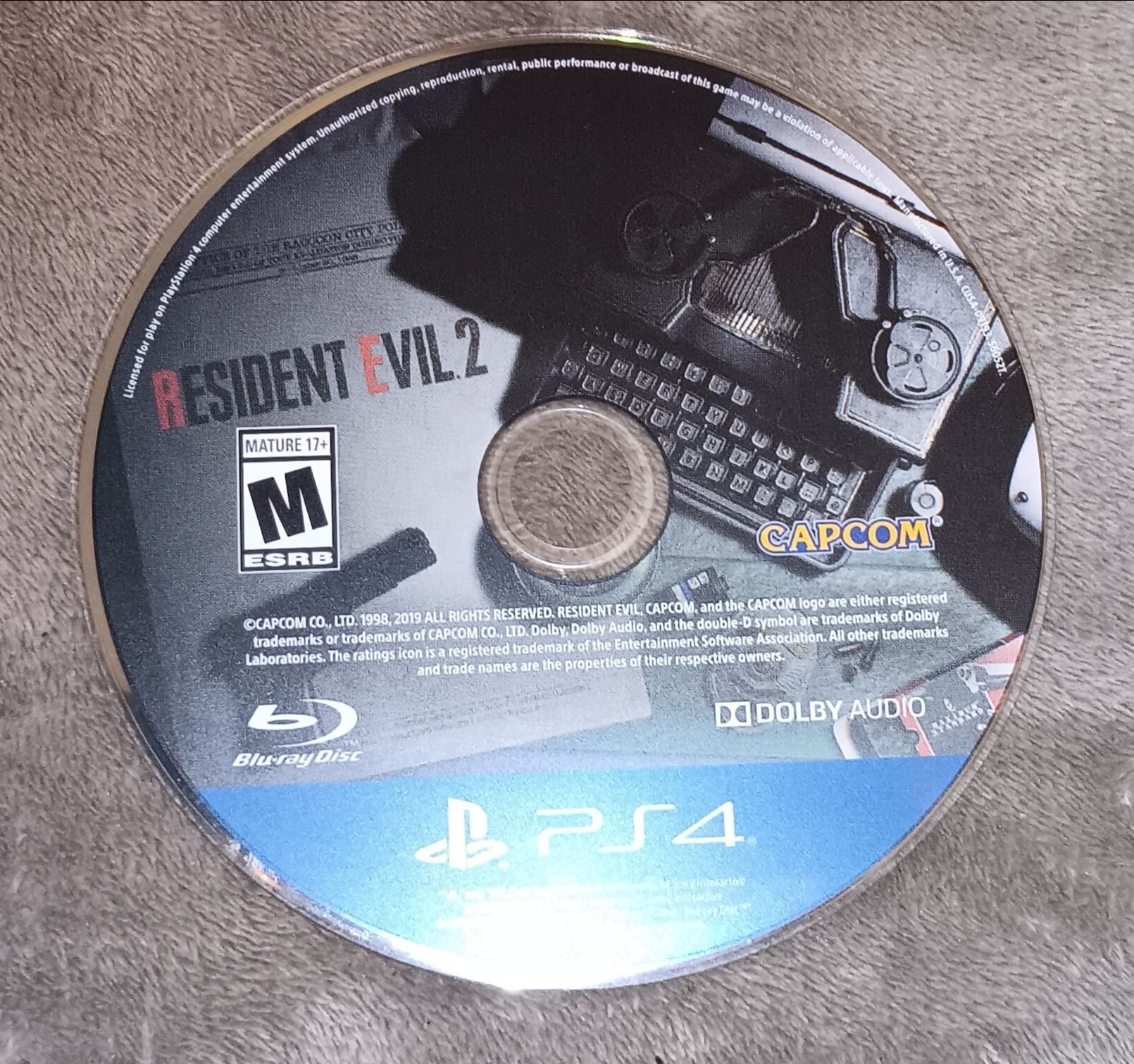 Resident Evil 2 Remake PS4 - Near Mint disc - photo 5