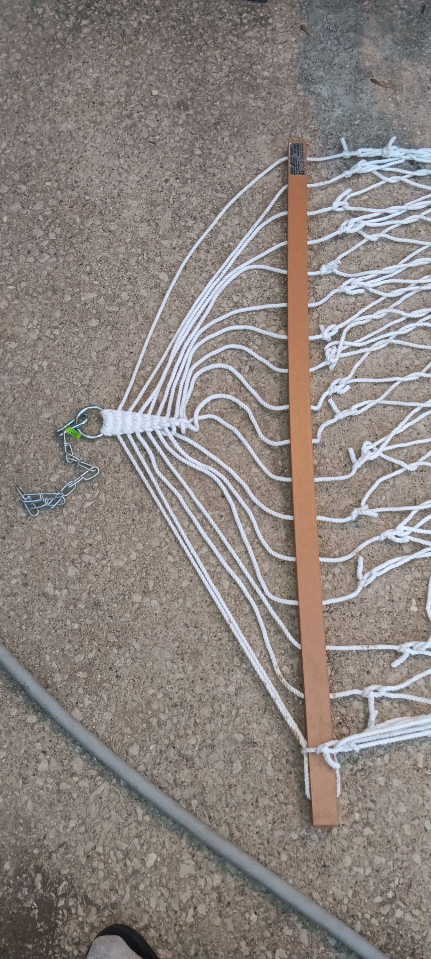 Panama Jack Rope Hammock – White – Unbreakable Spreader Bars