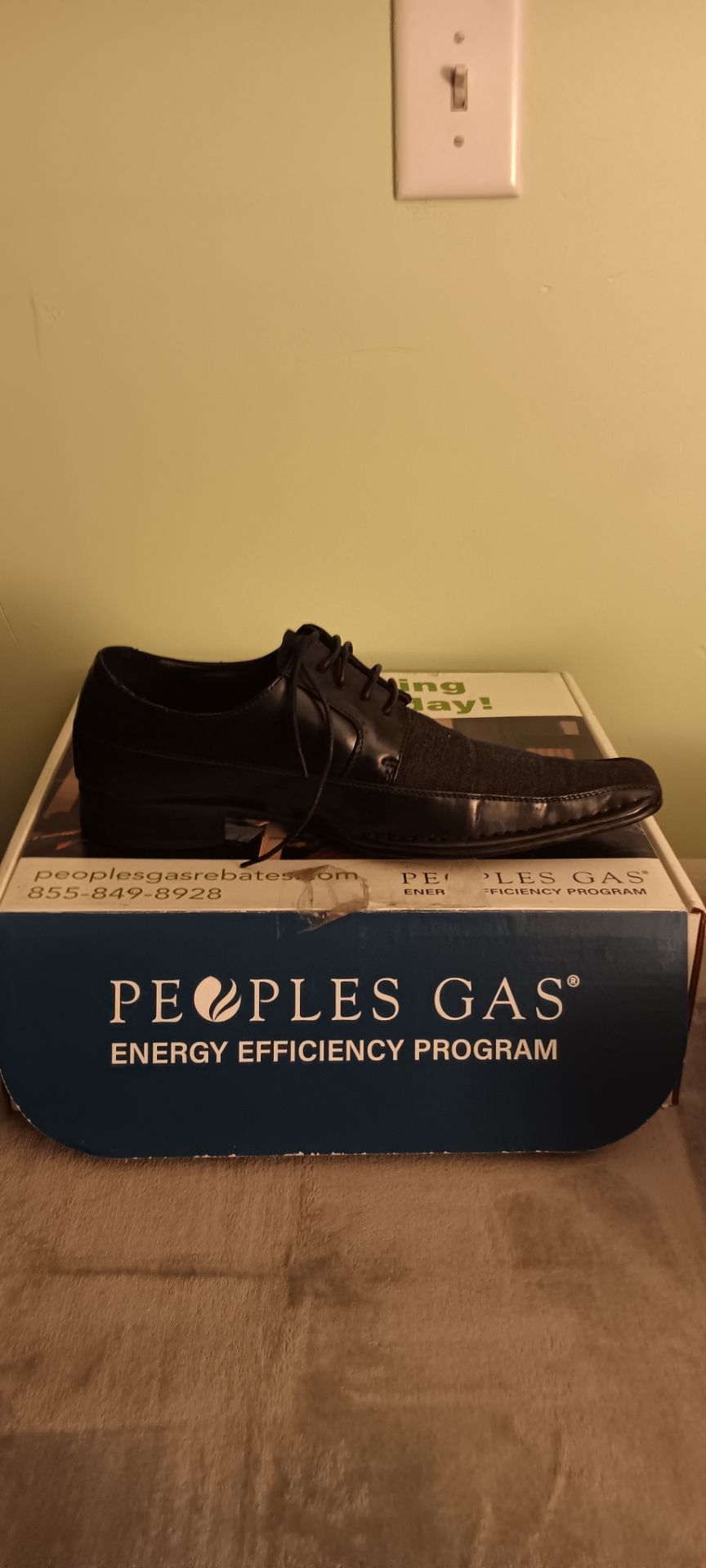 Amali Men's Black Oxford Dress Shoes - Size 13 - photo 4