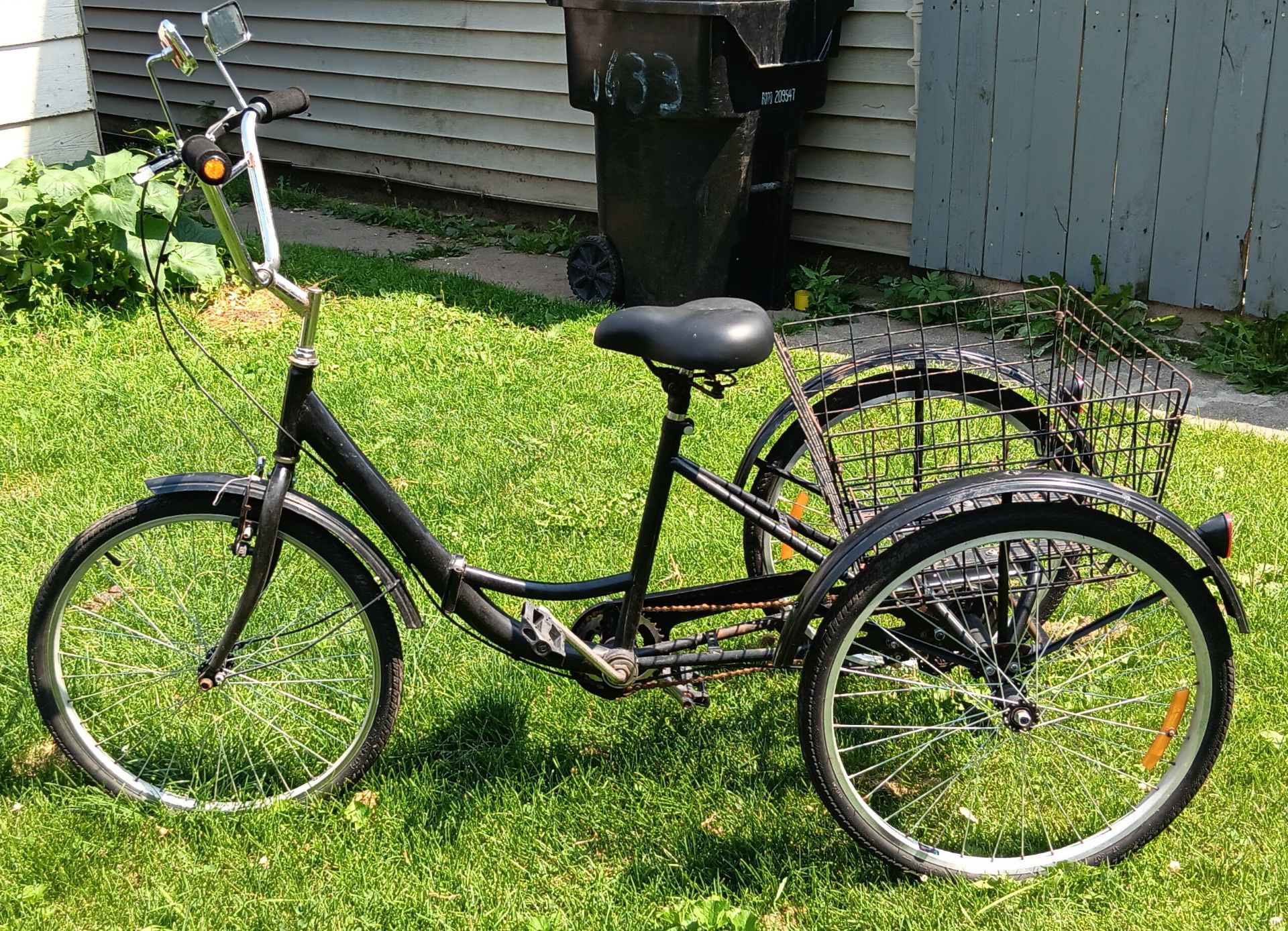 FOLDING Adult Tricycle 24" - Folds In Half For Storage