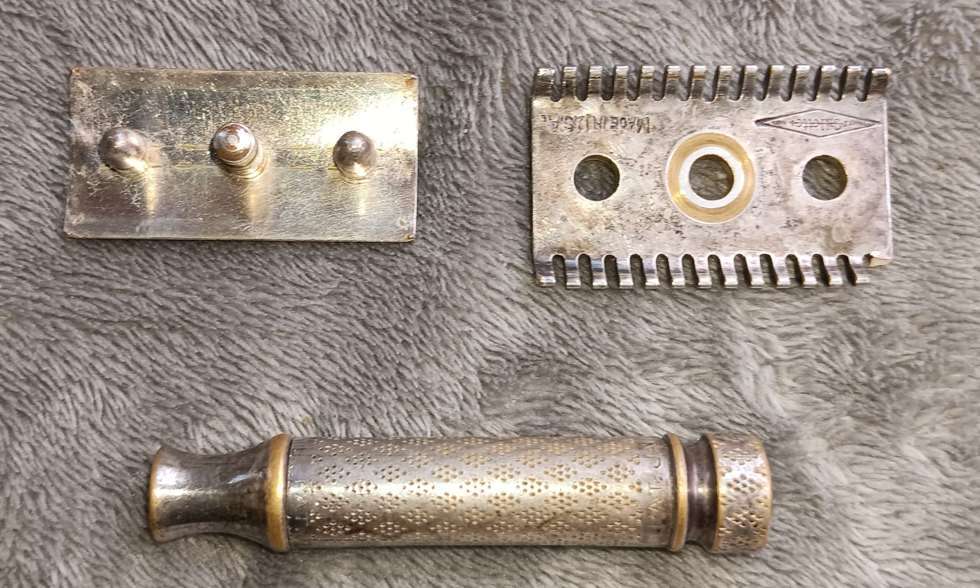 RARE 1918 WWI Gillette Old Type Razor - American Icon - photo 3